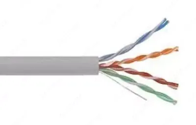 ITK F/UTP 5E toifali, kulrang PVC o‘ralgan juft kabel, 305 m