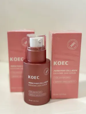 Розовая ампула KOEC PDRN Pink Collagen Exosome 2000 Serum