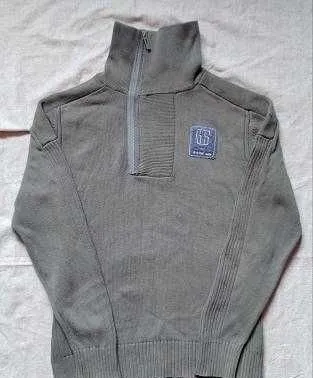 G-Star Raw 3301 Свитер. Пуловер с ЗИП-молнией 50-52р. Винтаж. 1
