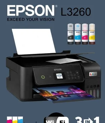 Epson EcoTank L3260 sotiladi — Wi-Fi’li 3 tasi 1 da rangli printer 1