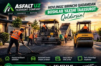 Асфальт Asfalt ishlari Kafolatli va Arzon narxda 1