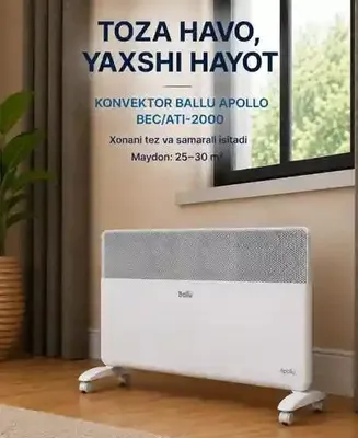Конвекторы Ballu по оптимальной цене 1