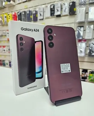 Samsung A24 Бардовый цвет