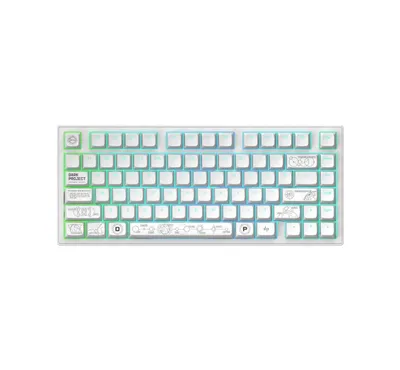 DarkProject ALU81 Terra Nova White Wireless mexanik klaviaturasi 1