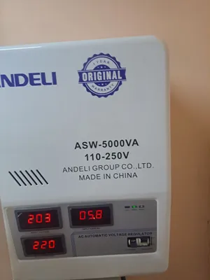 Стабилизатор «Andeli», состояние новое, 5000 кВА