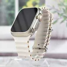 Smart Watch 8 PRO Ultra aqlli soatlari + quloqchinlar — oq