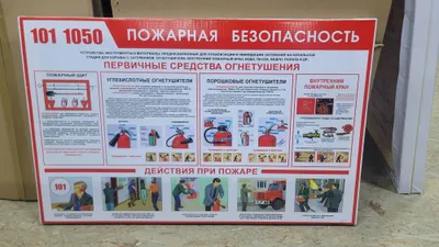 Стенды по охране труда и пожарной безопасности 1