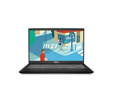 &MSI Modern 15 R5-7530U/DDR4 8GB/512GB/Black/15.6" FHD IPS noutbuki 1