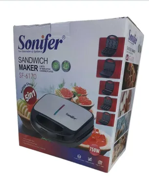 Вафельница 5в1 Тостер орешница Vafelnitsa Toster SONIFER sf-6170 1