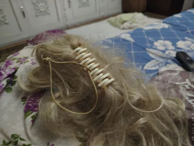 Blond rangli zakolkali soch-dum 1