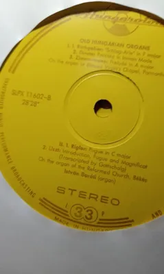 Organ musiqasi yozilgan vinil plastinkalar 1