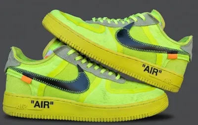Оригинальные Кроссовки Off-White x Nike Air Force 1