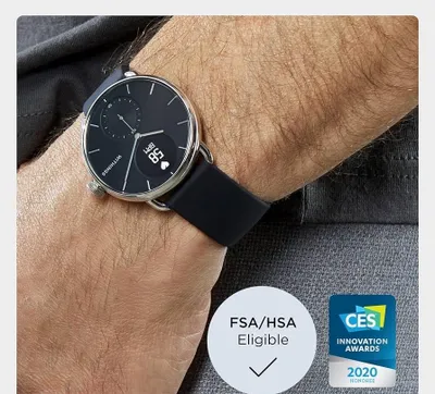Premium fransuz soati Withings ScanWatch. Safir oynasi 1