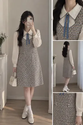Твидовое платье размер M • elegant vintage