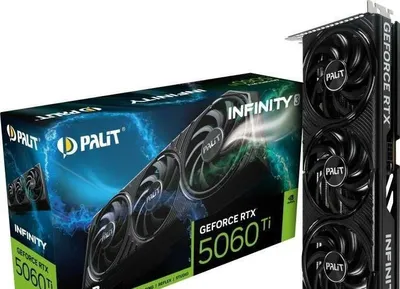 (Yangi) Palit GeForce RTX 5060 Ti — 16 GB Infinity 3 videokartasi