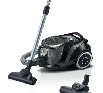 Серый контейнерный пылесос Bosch BGS412234