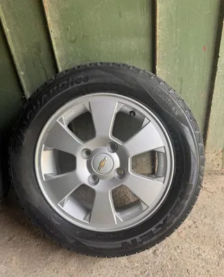 Original Chevrolet Gentra R15 disklari + qishki shinalar — to‘plam 1