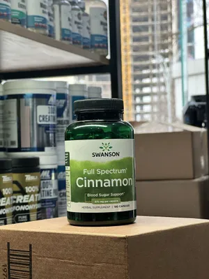 Swanson Cinnamon 375 mg 180 капсул 1