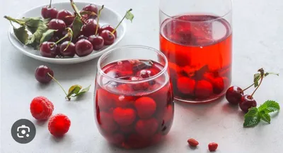 Свежая вишня для компота