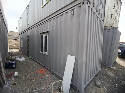 12 metrli konteyner domik 2 xona 1