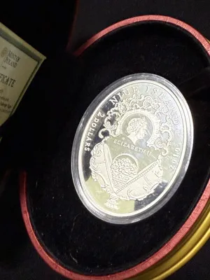Монета серебряная 999.9 п Фаберже 1