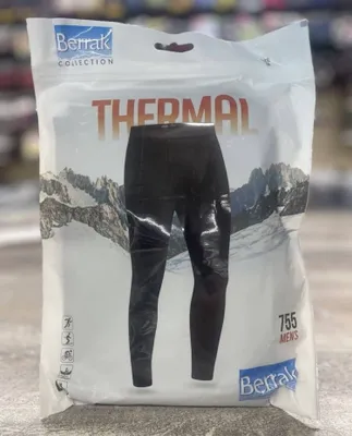 Мужские термоподштанники кальсоны серого цвета размер S Berrak Thermal 1