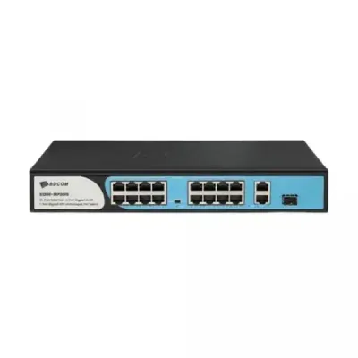 BDCOM S1200-16P2G1S — 16 portli PoE kommutatori