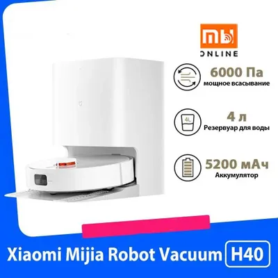 Xiaomi H40 aqlli robot-changyutgichi stansiya bilan (Global), yetkazib berish, kafolat 1