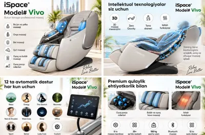 Massaj kreslo iSpace Массаж кресло
