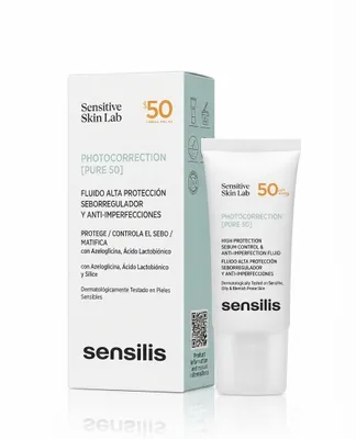 SPF 50+ Sensilis Photocorrection quyoshdan himoyalovchi flyuid