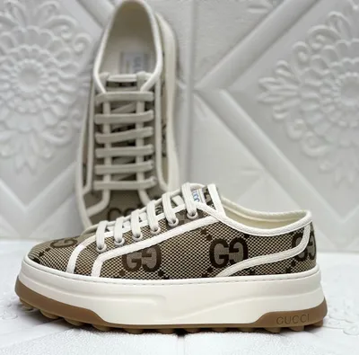 Gucci : Классические кроссовки на платформе 1