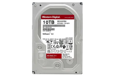 | HDD qattiq diski 10TB WD Red Plus WD101EFBX 256Mb, SATA III 7200rpm