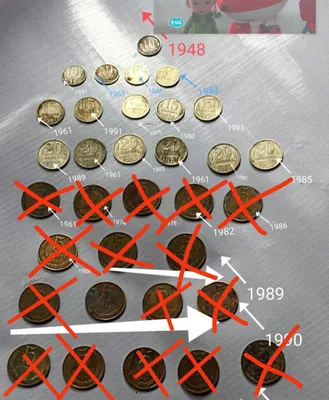 Tiyinlar: 5 mis, 10, 15, 20 1