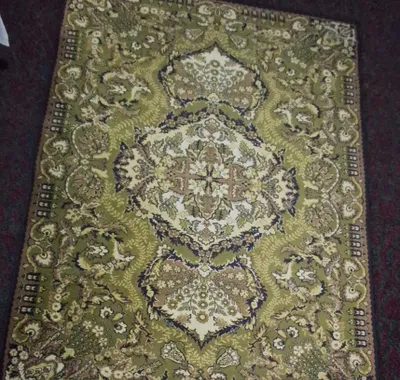 Винтажный советский ковер 2х3 кв.м (Кайраккумский комбинат), п/ шерсть 1