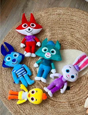 Продам мягкие игрушки героев Цветняшки 1
