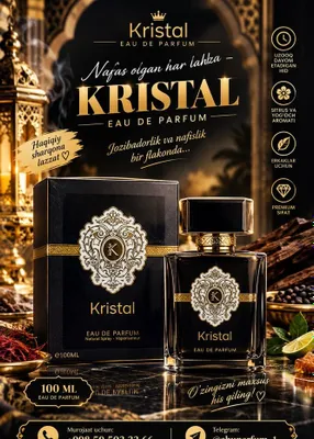 Kristal Siz izlagan parfum 1