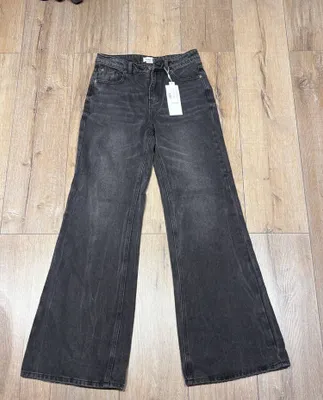 стильные джинсы клеш 1
