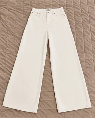 Белые джинсы LIME Wide Leg 1
