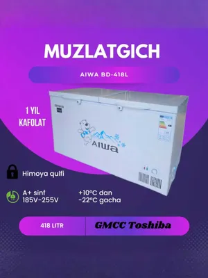 Морозильник Aiwa BD-418L, первые руки 1