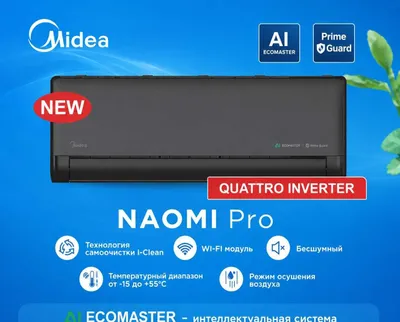 Кондиционер Midea модель NAOMI Pro - 18,000 Btu / EcoMaster Inverter 1