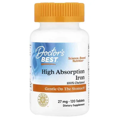 Doctor's Doctors Best High Absorption Iron — temir 1