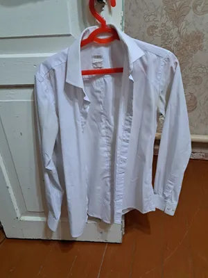 Белые школьные рубашки для подростка 1