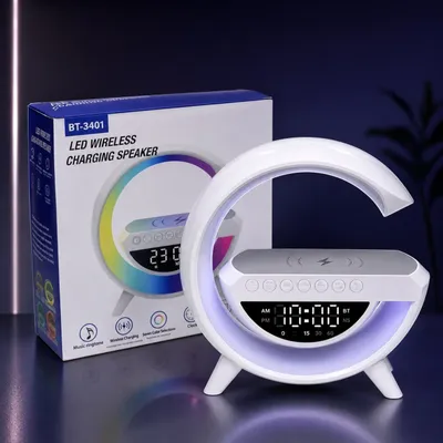 BT3401, Bluetooth-колонка, будильник, пауэрбанк ..