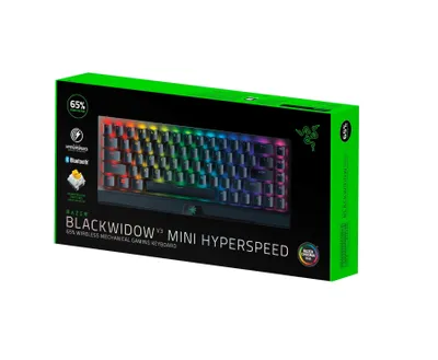 Razer BlackWidow V3 Mini HyperSpeed RGB RU Black o‘yin klaviaturasi 1