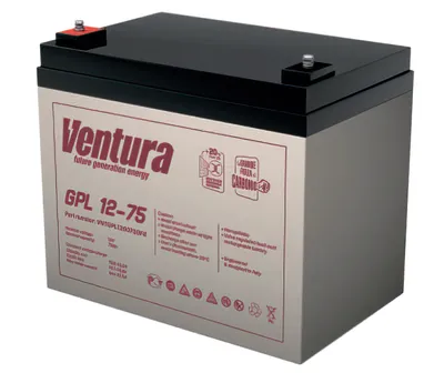 UPS uchun akkumulyator Ventura GPL 12-75 amper