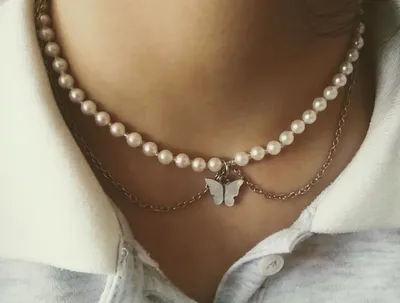 Kapalak shaklidagi kulonli choker 1