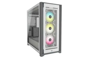 ! Corsair iCUE 5000X RGB White korpusi/kompyuter keysi | QQS bilan narx 1