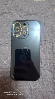 Чехол для Iphone 14 Pro, синий, зеркальный 1
