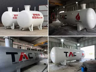 Propan uchun gaz sig‘imi, rezervuar 1