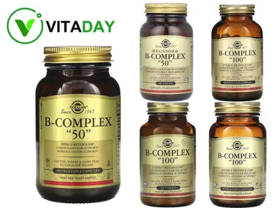 Solgar B-Complex 100 B Complex 100 B-Complex B Complex 50 B kompleksi 1